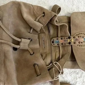 Free People | Bags | Free People Tan Backpack With  display picture 1